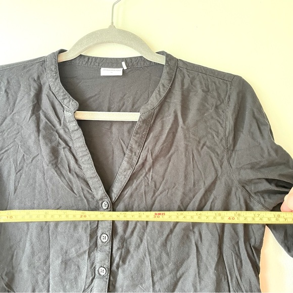 Jacqueline de Yong Black Long Popover Tunic Shirt 3/4 Sleeve EU 34 (XS-S) - Picture 11 of 12